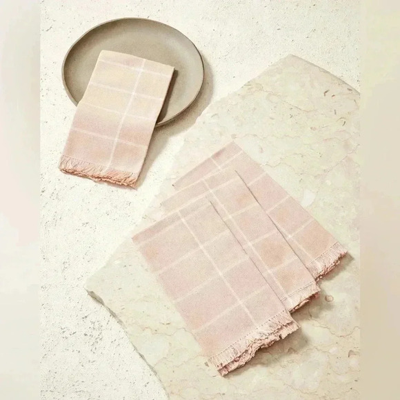 NWT MINNA GRID NAPKINS pack of 4